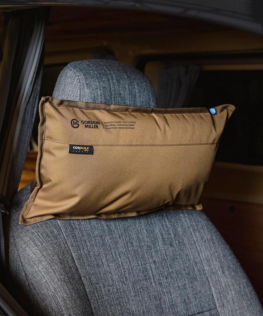 GORDON MILLER Cordura Half Coyote 45cm Wide x 23cm Deep x 10cm 1710515 Cushion, Water-Repellent, Beige, High,