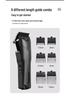 Retro Gradient Oil Head Electric Hair Clipper & Scissors for Professional Hairstylists