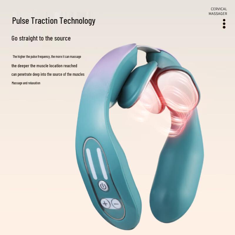 Multi-functional Rechargeable Neck and Shoulder Massager with Heat