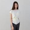 Hiikeu Cross Drape Knit_Lemon Cream