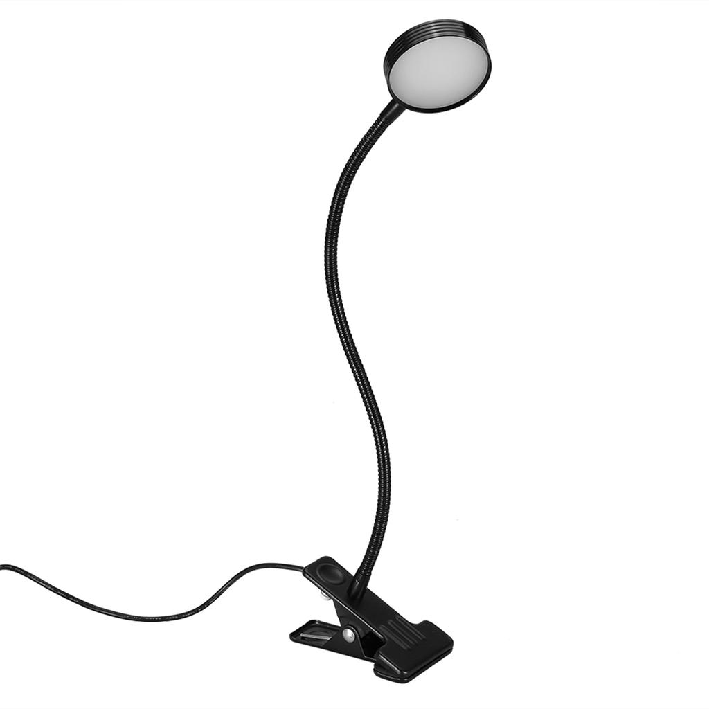 Neue tragbare Permanent-Make-up-Augenbrauen-Tätowierung Tattoo Rding USB-Schreibtischlampe(Silber)