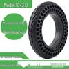 10-Inch Solid Rubber Explosion-Proof Tire for Electric Scooter (10x2.50 or 10x2.125) - No Inflation Needed