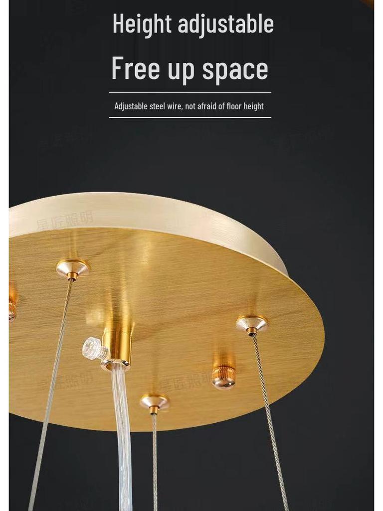 French Modern Crystal Branch Chandelier - Luxury Living Room Light