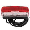24V 36V 48V Electric Bike Front and Rear Light Set Headlight and Tail Light with Horn Kit