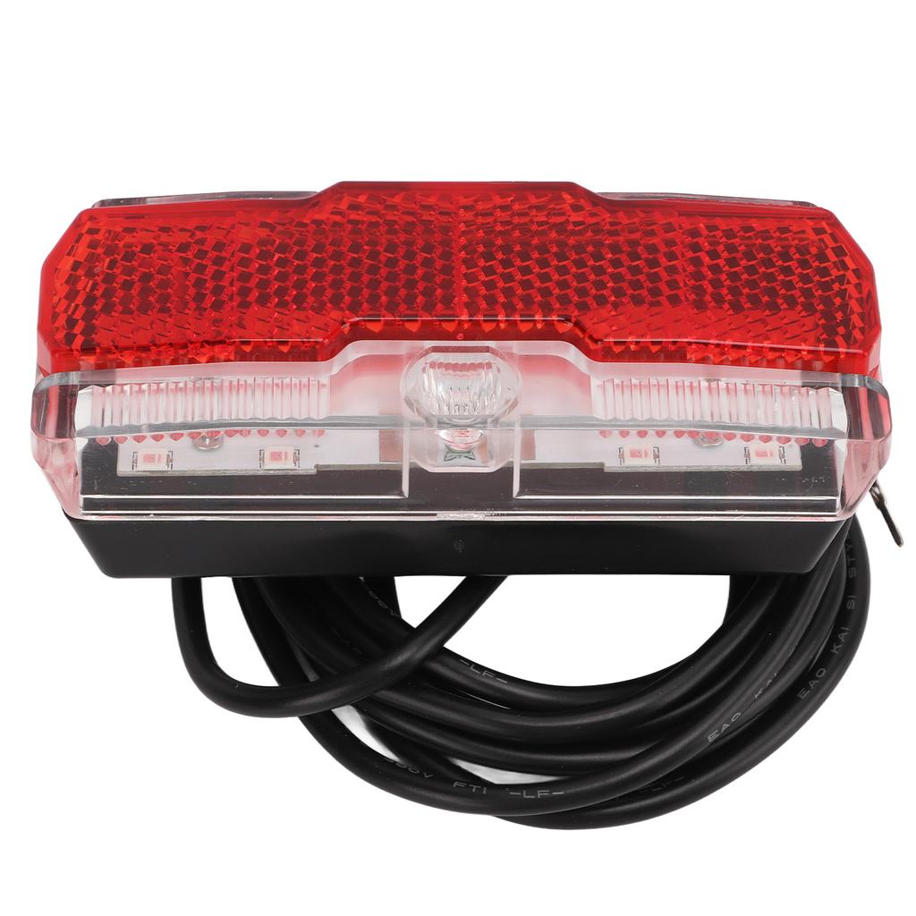 24V 36V 48V Electric Bike Front and Rear Light Set Headlight and Tail Light with Horn Kit