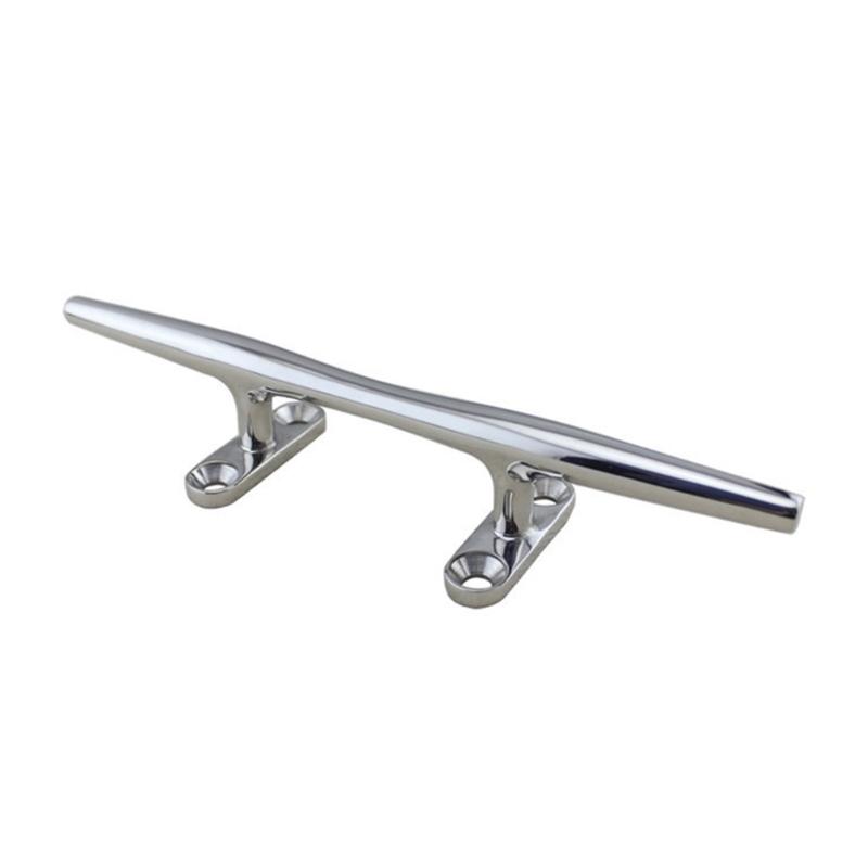 Boat Cleat Open Base 4/5/6//8/10/12 Inch, Dock Cleat 316 Stainless Steel Marine Grade Boats Hollow Base Cleats