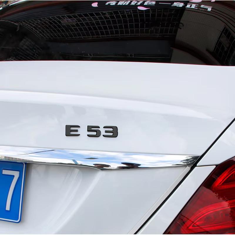3D ABS Car Tail Rear Trunk Letters Emblem Badge Sticker For Mercedes Benz E Class E200 E220 E250 E300 E350 E220d E350e W212 W213