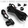 12V Universal Foglight Wiring Harness with Inline Fuse Car 2pin 3pins LED Fog Lamp Head Light Wire Cable 1.6m 2.2m for Truck Van