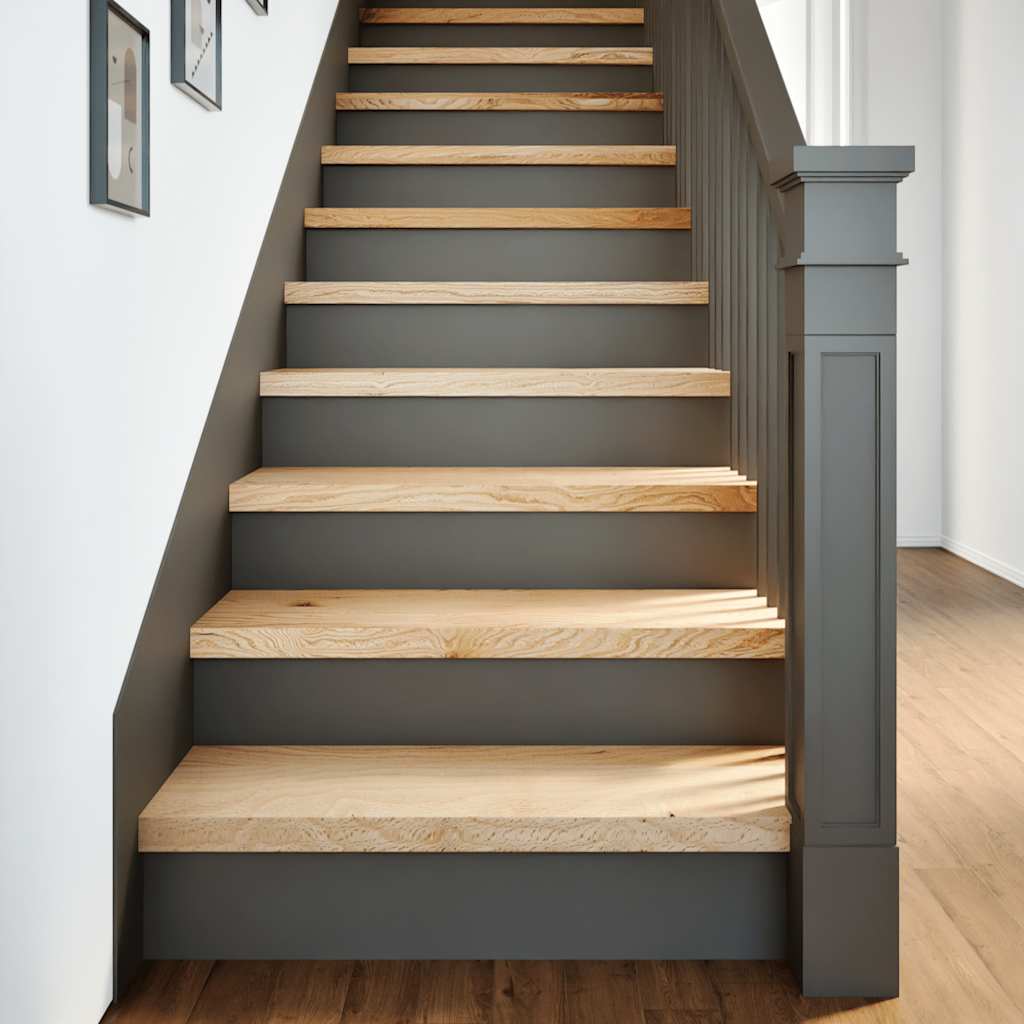 Vidaxl Treppenstufen, 16 Stück. Roh 70x25x2cm Leichtes Eichenholz