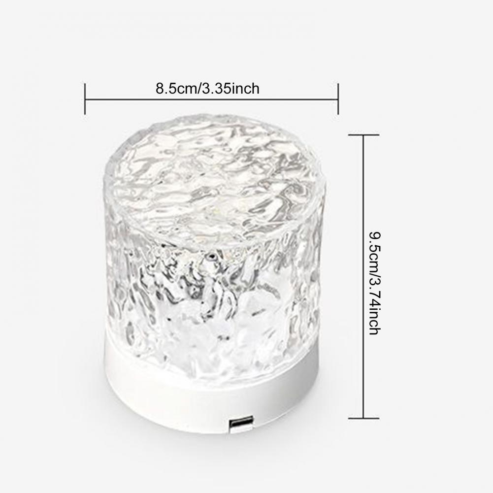 Ocean Wave Projector Light 16 Colors Luminorthe Night Light 3D Holographic Water Ripple Ambient Lamp with Remote Control