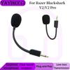 Noise cancelling model with lights 3.5mm Mic For Razer Blackshark V2/V2 Pro Detachable microphone rod plug and play 11.1