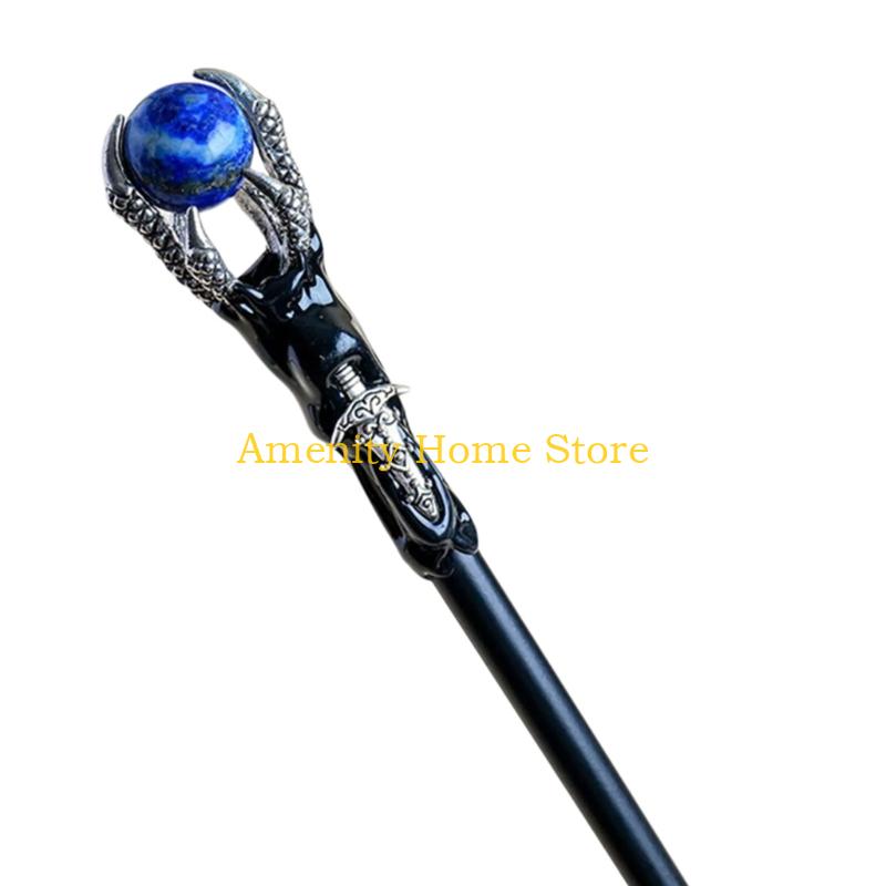 

F26C Halloweens Walking Canes,Dragon Claws Orb Staff Scepters Wizard Costume Accessories for Pretend Play Cosplays Parties