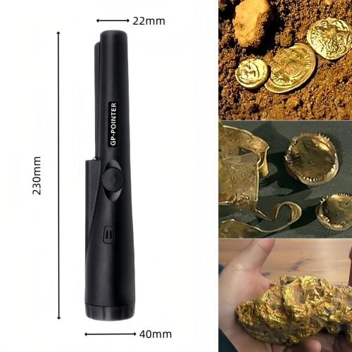 MANJIAMEI Handheld Metal Detector, High Sensitivity, Lightweight, Waterproof, Easy to Use, for Metal Detection, Underground Searching, Treasure Huntin