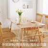0.13mm Clear PVC Tablecloth Waterproof Oilproof Anti-Slip Coffee Table TV Counter
