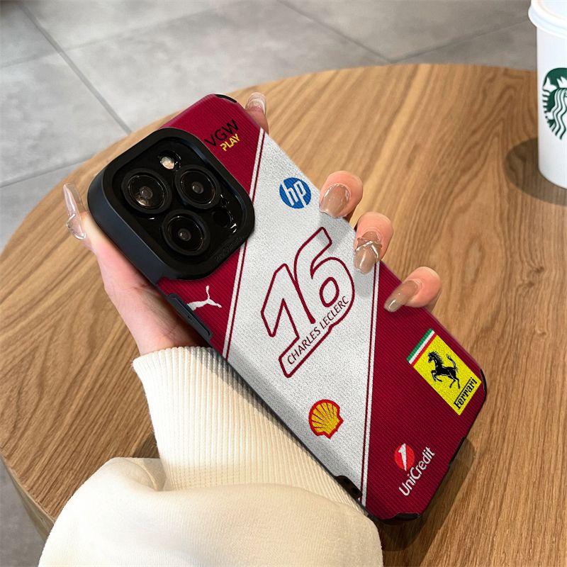

For Ferrari F1 FF F12 Soft Silicone All-inclusive Phone Case Cover For iPhone 11 12 13 14 15 16 17 Pro X XR XS Max Mini 7 8 Plus for iPhone 15