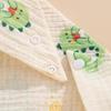 Organic Cotton Crepe Baby Drool Bib and Triangle Scarf