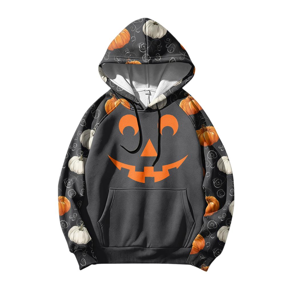 Men's Loose Fit Printed Hoodie with Pocket and Drawstring Casual Sweatshirt for Everyday Wear