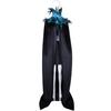 Halloween Shawl Velvet Fabric Demon Angel Costume Cloak Easy Strap Faux Feather Collar Halloween Cosplay Cloak