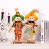 Halloween Witch Scarecrow Ornament Park Restaurant Mall Harvest Festival Cute Standing Pumpkin Doll Decoration Props