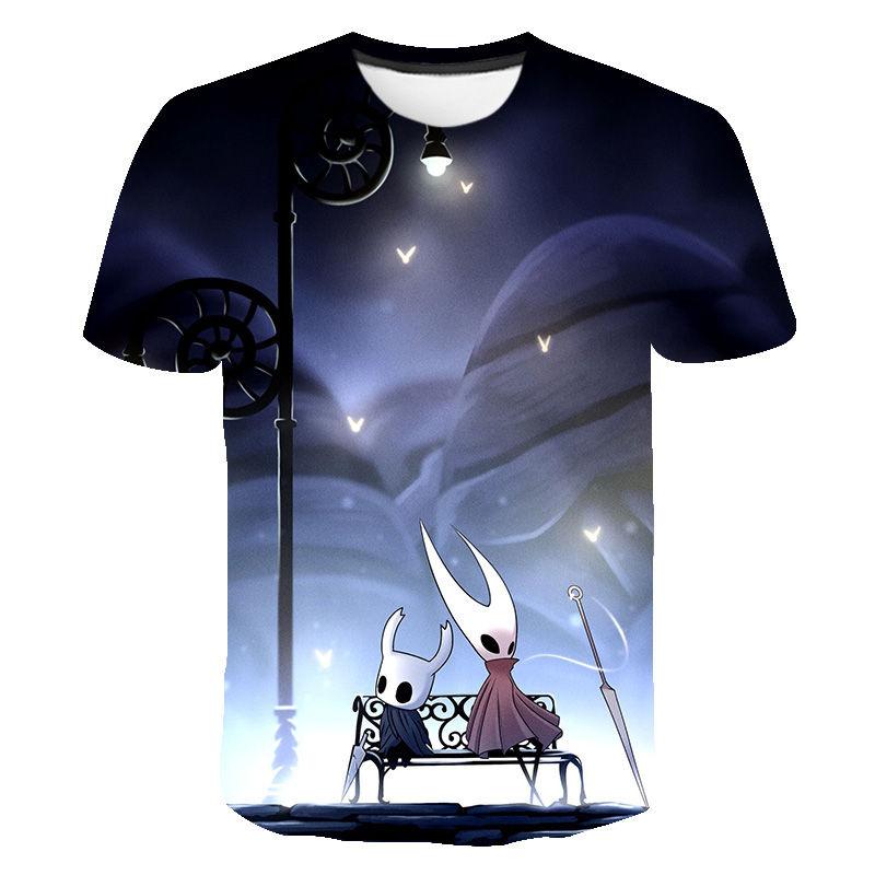 3D Game Hollow Knight Printed T Shirt Kid Fashion Streetwear Short Sleeves Men Hip Hop Tee Shirts Harajuku Clothes T-shirts Tops