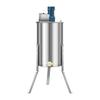 VEVOR Electric Honey Extractor, 3 Frame Honey Spinner with Transparent Lid, 140W Stainless Steel Honeycomb Drum Spinner, Height Adjustable