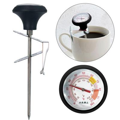 Food Thermometer Chocolate Milk Foam Monitoring Thermometer Coffee Drinks Thermometer BBQ Grill Deep Fry Analog Thermometer