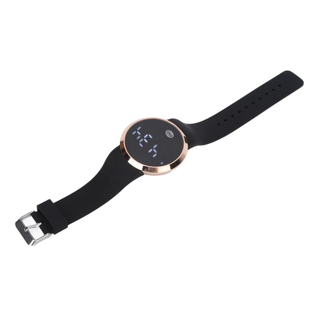 LED Watch Touch Screen Adjustable Waterproof Stylish Couple Watch for Leisure Sports Business