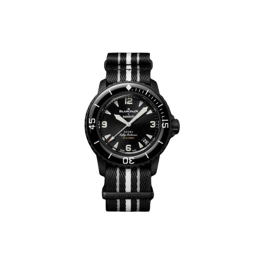 Swatch Orologio da uomo FIFTY FATHOMS Nero SO35B400 SO35B400