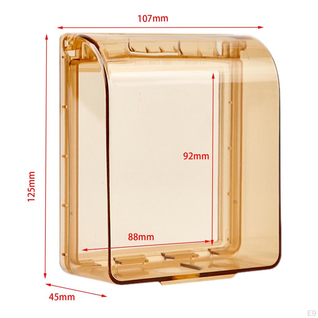 Electric Plug Waterproof Cover Case Protector ,Dustproof PC Outlet Covers for