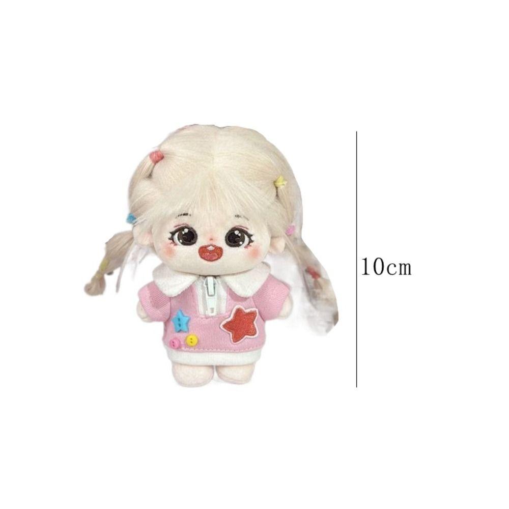 Hoodie 10cm Cotton Doll Clothes DIY Clothing Plush Toy Clothes Idol Doll Clothes  Toy Accessories