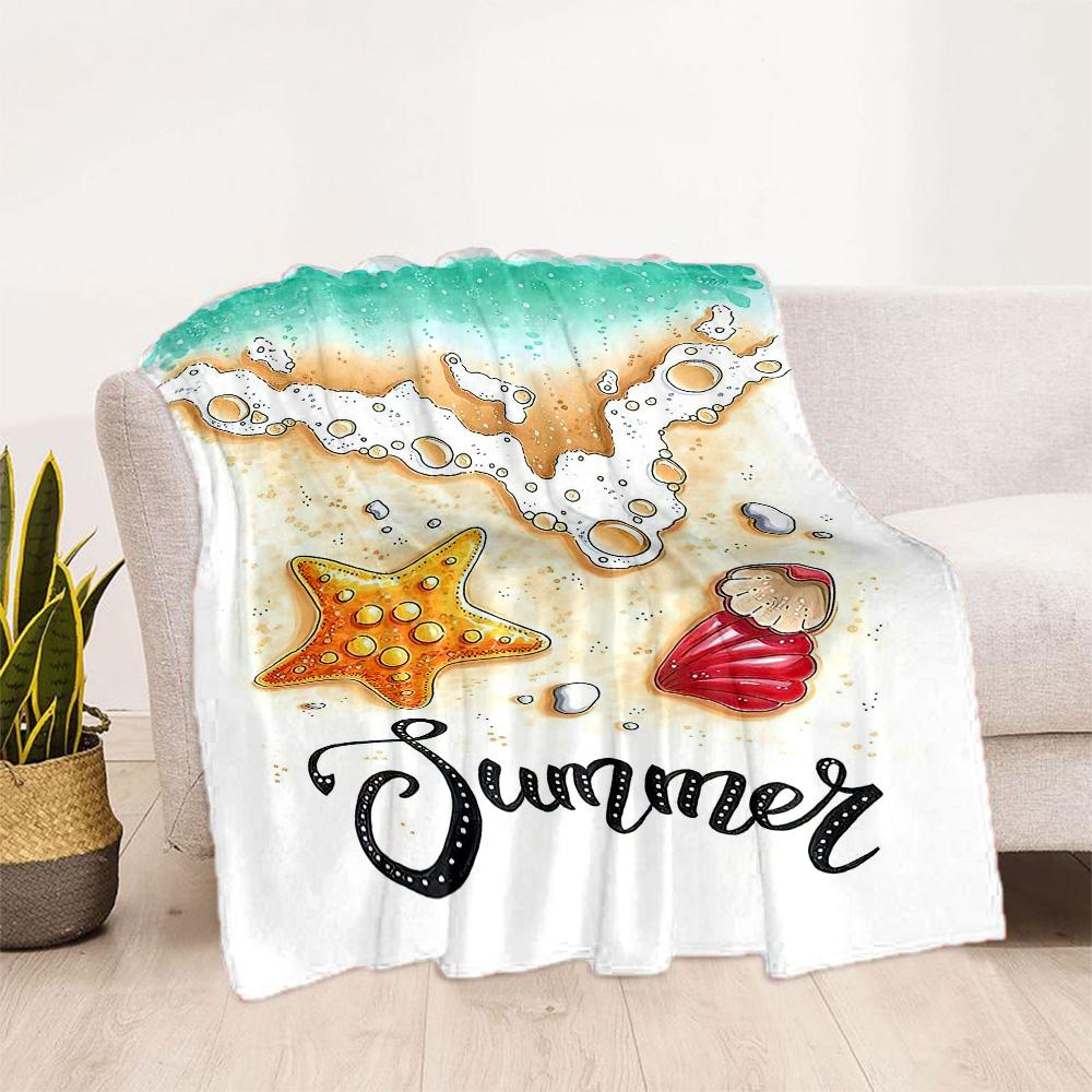 Beach Surfboard Paradise Blankets are suitable for living rooms,making them an ideal choice for outdoor travel and gifts.