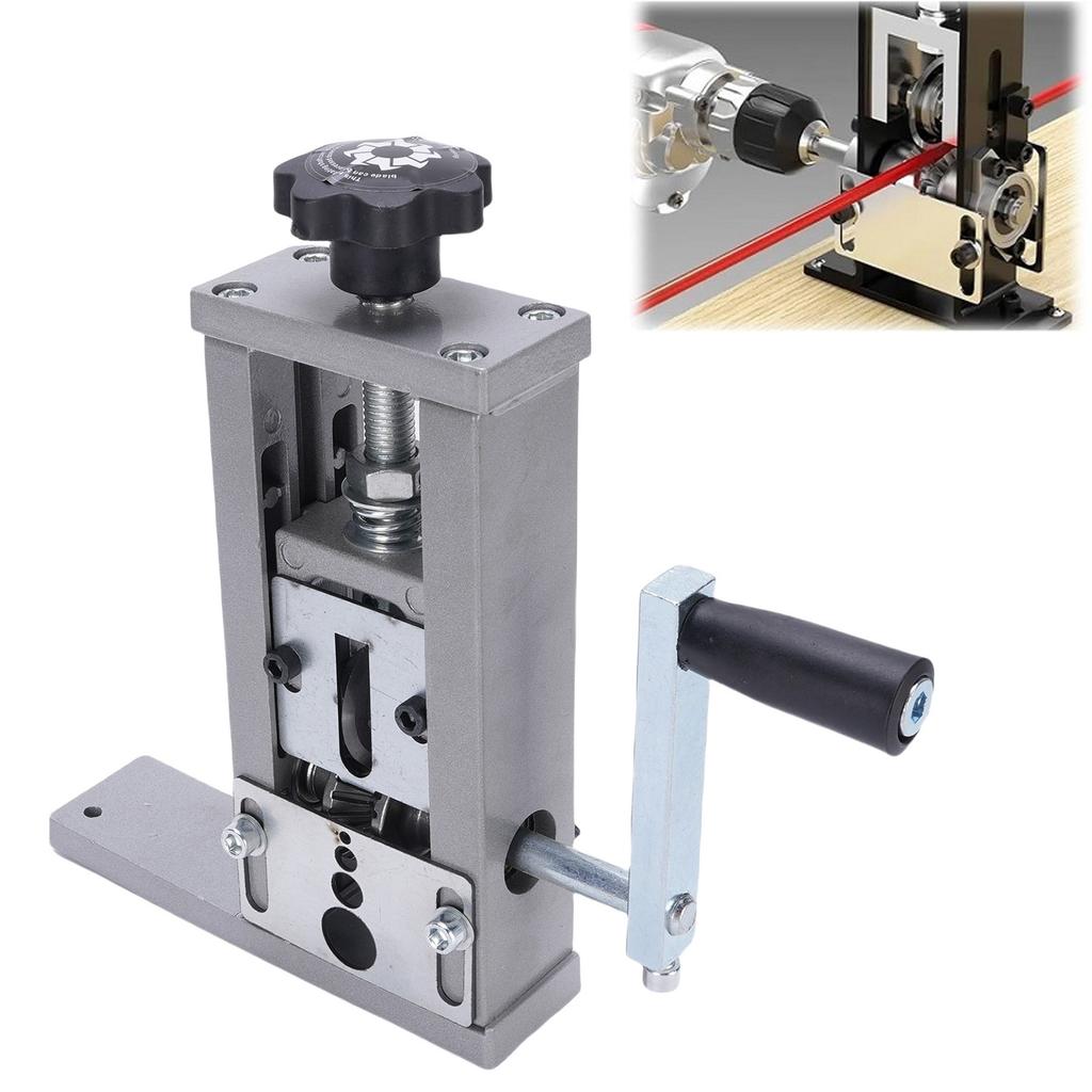 Double Use Drill Powered Manual Wire Stripper 0.04 To 0.98 Inch Hand Crank Wire Stripping Machine