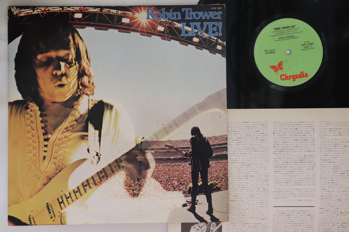 

LP Record ROBIN TROWER - Robin Trower Live! CHY1089 CHRYSALIS 1976 Japan Rock