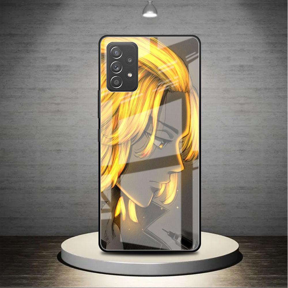 Glashülle für Samsung Galaxy A52 A71 A50 A51 A70 A21s A31 A72 A10 A12 A30 A22 5G Handyhülle Japan Anime Tokyo Revengers