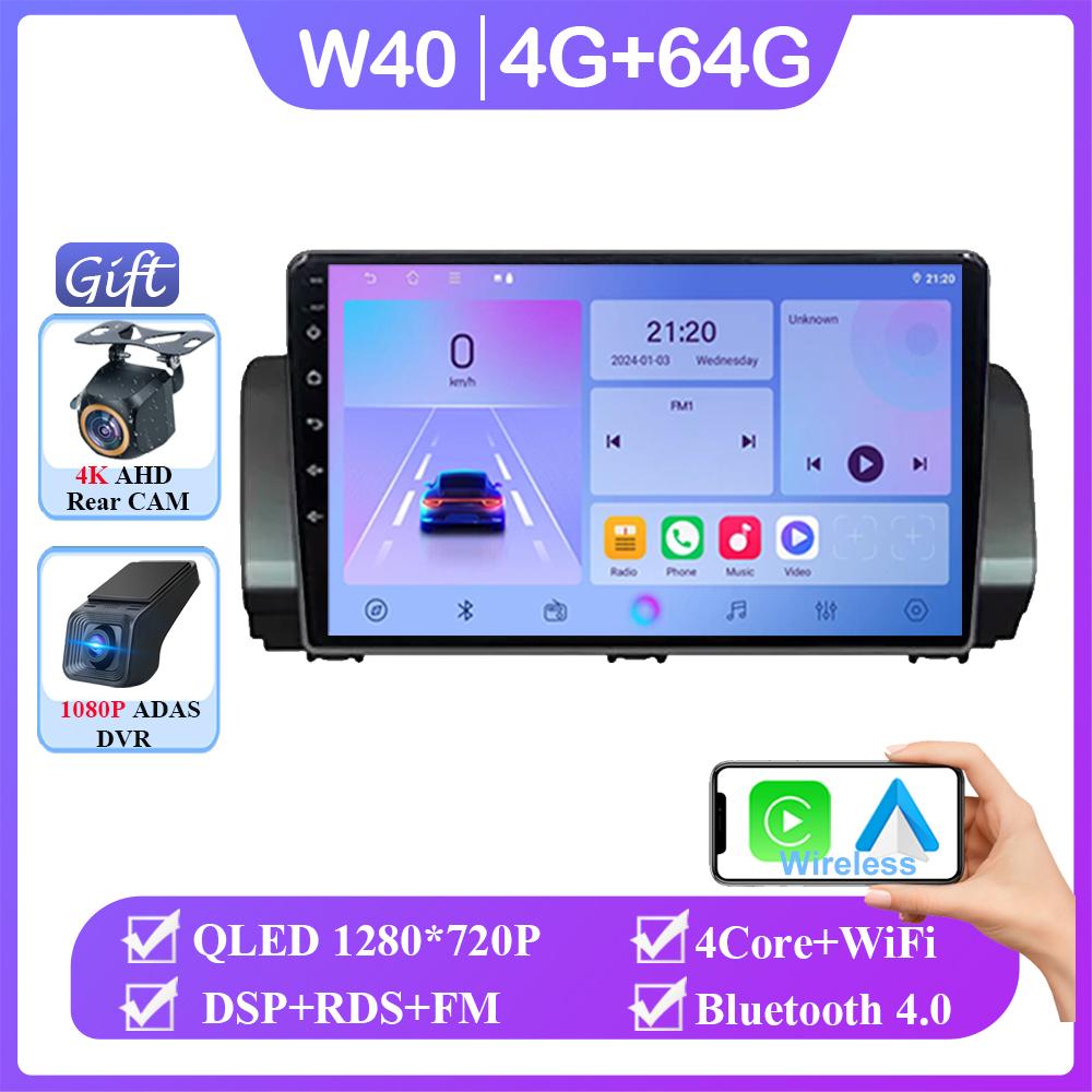Car Radio Stereo For Renault Sandero 2021 Android 14 Auto Carplay GPS 4G WIFI Navigation Multimedia Video Player CPU No 2din DVD