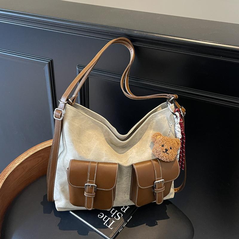 Commuter To Work Large-capacity Bag Women's New Spring Rich Double Shoulder Back Bag Multi-purpose Shoulder Tote Bag