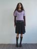 KIJUN Layered Jersey Top Lavender