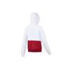 Fila 2023 Autumn New Color Block Knitted Hoodie Fashion Casual Loose Knit Top Women Tops Standard-White A11W333206F-WT
