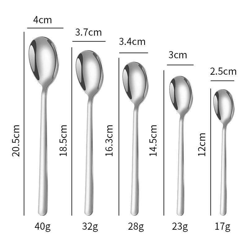 Zhishi 304 Stainless Steel Household Spoon