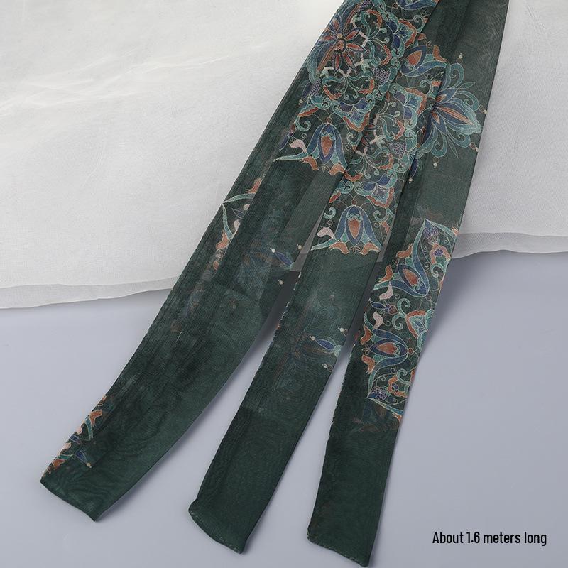 Restaurierte Farbe Traubenblütenvogel Schmetterling Hanfu Haarband