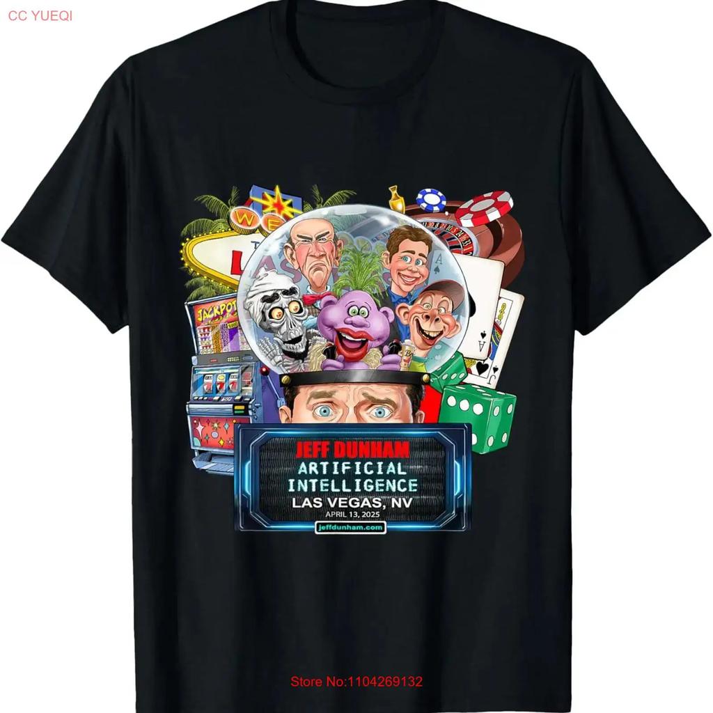 Jeff Dunham Las Vegas Nv 2025 T Shirt Vintage Soft Unisex Stretched Versatile Designer Clothes Breathable Comfortable