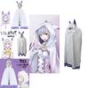 Nádherný plášť Emilia pro cosplay Rezero Stylový plášť s kapucí pro fanoušky anime
