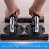 Non-slip I-shaped Push-up & Dip Stands with Suction Cups for Chest and Arm Exercises - Multifunctional Fitness Equipment