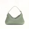 Handmade Lambskin Chain Crossbody Women's Dumpling Handbag
