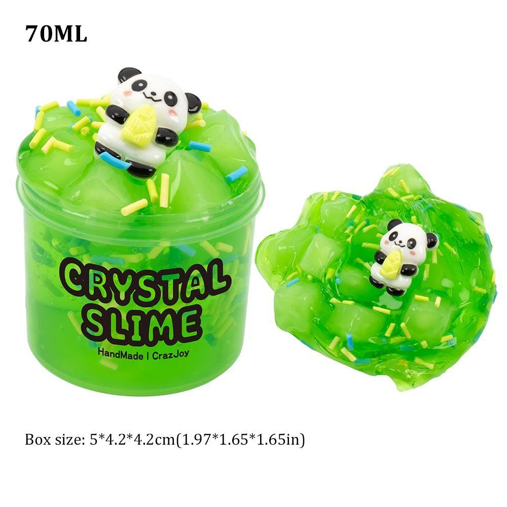 Cat Claws Crystal Slime Super Soft Crunchy Slime Glimmer Clear Slime  for Girls Boys
