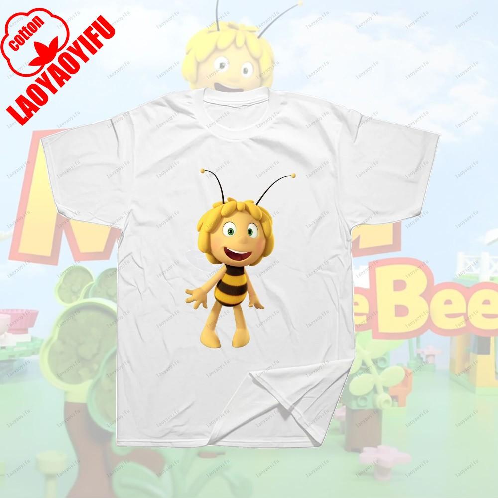 Maya The Bee Movie Cartoon Character T-shirts Cartoons T Shirt for Fitness Training Jogging Outdoor Activities