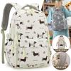 Capybara Printing Pattern Backpack For Students Large Capacity School Gift Bag