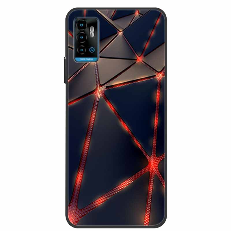 For ZTE Blade A71 Case Shockproof Soft silicone TPU Back Cover For ZTE BladeA71 Phone Cases for ZTE Blade A 71 2021 Cute Cartoon