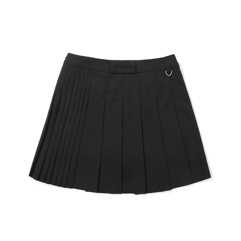 MALBON GOLF Pleated Mid-Length Skirt Black (Woman)