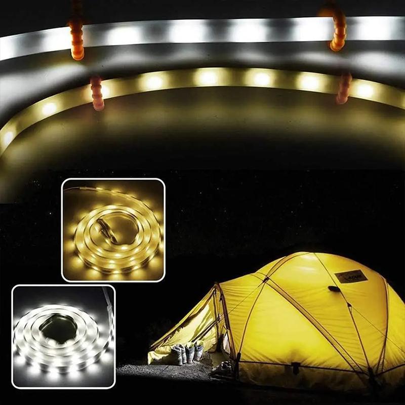 Magnetic Led Strip Lights White Usb Camping Waterproof Led Tape Light 5V Led Lights Strips Portable Led Lights Strips Outdoor
